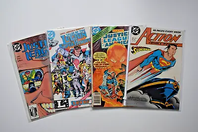 Buy Vintage 1980s DC Comics BUNDLE 4x Superman Justice League Batman Super Heroes • 14.99£
