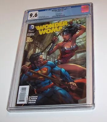 Buy Wonder Woman (New 52) #37 - 2015 DC Modern Age Finch Variant - CGC NM+ 9.6 • 75.08£
