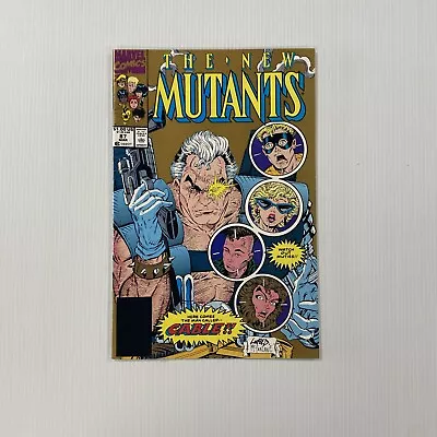 Buy New Mutants #87 1990 VF 2nd Print 1st App Cable • 18£