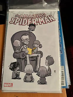 Buy Amazing Spider-Man # 14 Skottie Young Stan Lee C2E2 Exclusive • 90£