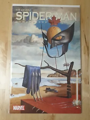 Buy Marvel Comics The Amazing Spider Man #592 Wolverine Art Variant 1:10 Dali Homage • 19.99£