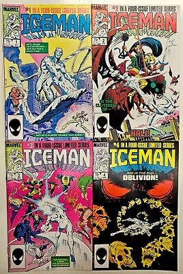 Buy Marvel Comics Ice Man Key 4 Issue Lot 1 2 3 4 Full Set High Grade FN X-Men • 3.20£