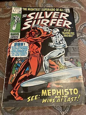 Buy Silver Surfer #16 Comic Pence Issue Original 1970 Good 2.0 • 30£