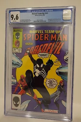 Buy 1984 Marvel Team-up #141 Daredevil-1st Black Suit Spider-man Cgc 9.6 • 179.89£