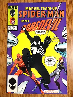 Buy Marvel Team-Up #141 Black Costume Key Daredevil Black Widow 1st Print Symbiote • 44.77£