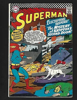Buy Superman #189 VGFN Origin Superman Retold 1st/Origin Krypton II Lois Lane Krypto • 11.12£