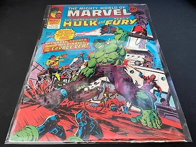Buy #290 - Mighty World Of Marvel Feat The Incredible Hulk And Sgt. Fury - Apr 1978 • 4.24£
