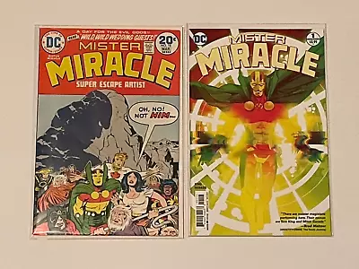 Buy MISTER MIRACLE #18 Darkseid Appearance Jack Kirby VG+ & #1 2017 3rd Print NM DC • 7.89£