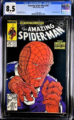 Buy Amazing Spider-Man 307 CGC  8.5  VF+   White Pages • 27.98£