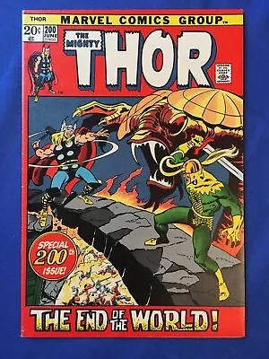 Buy The Mighty Thor #200 VFN (8.0) MARVEL ( Vol 1 1972) Ragnarok Issue (4) • 46£