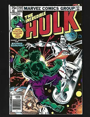 Buy Incredible Hulk #250 VF- Silver Surfer 1st Arabian Knight & Soviet SuperSoldiers • 23.94£