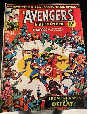 Buy The Avengers Featuring Dr Strange Marvel #21 February 1974 Marvel Comics • 1£