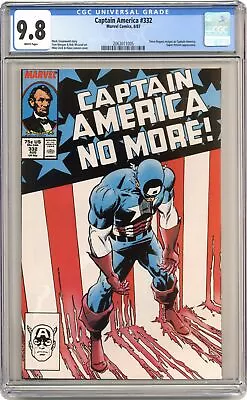 Buy Captain America #332D CGC 9.8 1987 2063011005 • 231.86£