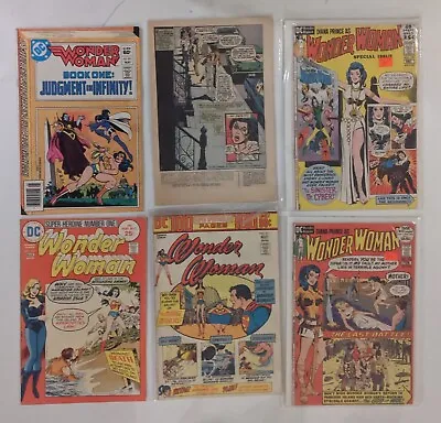 Buy 1970's Wonder Woman 197 198 211 216 291 Bronze Age DC Comic Book Lot • 51.39£