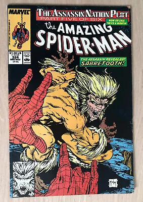Buy Amazing Spider-Man #324 (1989 Marvel) Todd McFarlane, Sabretooth • 3.95£