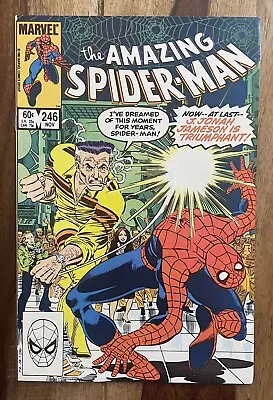 Buy Amazing Spider-man #246-fantastic Four-loki-john Travolta-meryl Streep Nm+ 9.6 • 7.87£