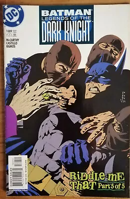 Buy Batman: Legends Of The Dark Knight #189 (1989)/US Comic/Bag. & Board./1st Print • 4.29£