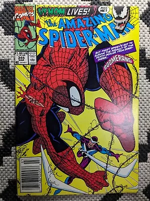 Buy Amazing Spider-Man Spiderman #345 Marvel Comic Lot  (1991) Newsstand • 14.99£