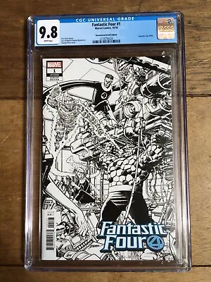 Buy Fantastic Four #1 Remastered Sketch Edition CGC 9.8 2138756024 • 395£