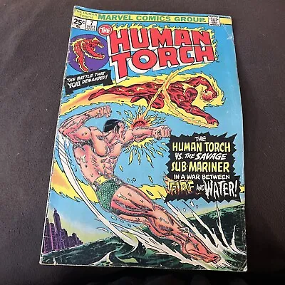 Buy HUMAN TORCH # 7, Sept. 1975 • 8.58£