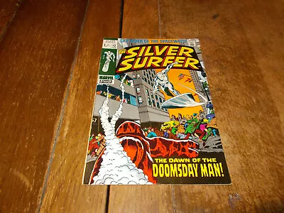 Buy Silver Surfer #13 - Marvel 1970 Bronze Age 1/- Lee, Buscema 1st Doomsday Man VG+ • 25.95£