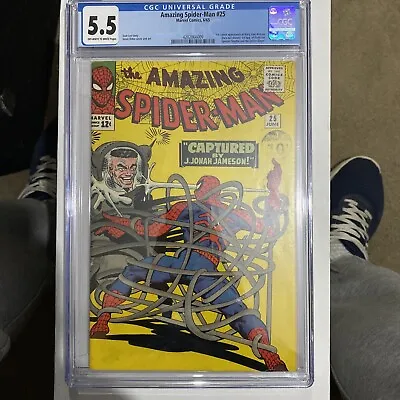Buy Amazing Spider-Man 25 Cgc 5.5 Ow W • 380£