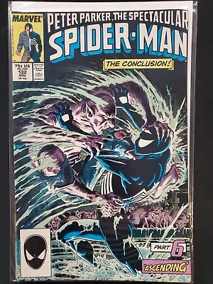 Buy The Spectacular Spider-Man #132 Marvel 1987 VF+ • 7.88£