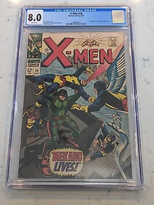 Buy X-Men #36 CGC 8.0 VF 1969  Marvel Comics 1st AppOf MEKAON • 281.10£