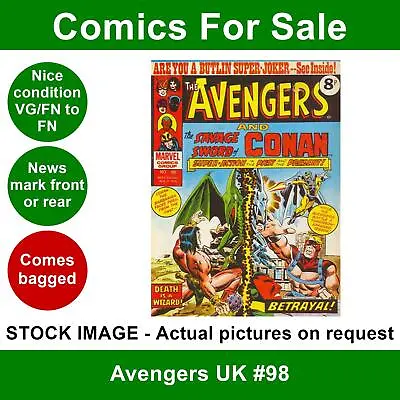 Buy Avengers UK #98 Comic VG/FN 02 August 1975 Marvel UK • 4.99£