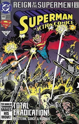 Buy Superman Action Comics 690 Cover A First Print 1993 Roger Stern Guice Rodier DC • 10.60£