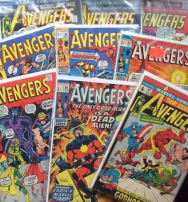 Buy Avengers Silver Age Issue #80 Onward (sold Individually) Bulk Sale Advertisement • 25£