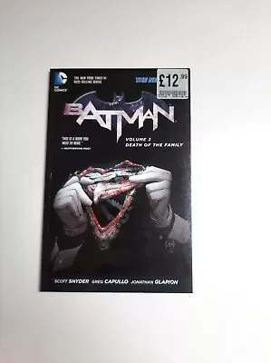 Buy Batman The New 52 Death In The Family Volume 3 Paperback • 10£