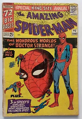Buy Tha Amazing Spider-Man King-Size Annual 2 £105 1965. Postage On 1-5 Comics 2.95 • 105£