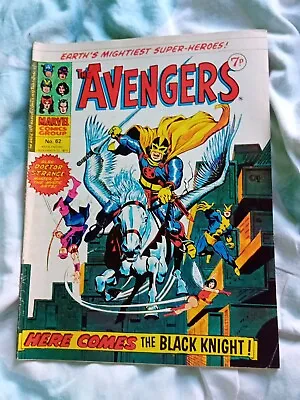 Buy Avengers # 62 British Weekly 1974 1st Uk Marvel Appearance Black Knight Fn+ • 32.50£