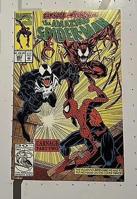 Buy AMAZING SPIDER-MAN #362, Marvel 1992 (NM) - 2nd App. Carnage, Cletus Kasady HOT! • 40.17£