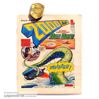 Buy 2000AD Prog 56 Gibbons Dan Dare & Brian Bolland Art Comic Book 18 3 1978 UK (:d) • 22.99£