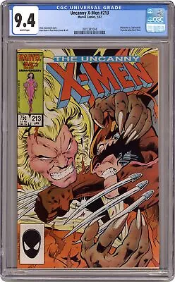 Buy Uncanny X-Men #213 CGC 9.4 1987 3912381004 • 90.92£