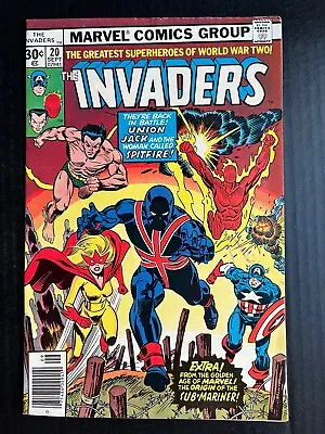 Buy The INVADERS #20 Sept 1977 First Appearance 2nd Union Jack Namor Backup Story • 31.97£