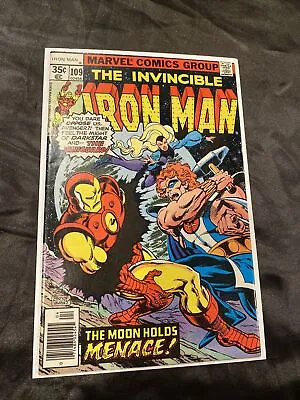Buy IRON MAN #109 VF/NM 1st App 5th Crimson Dynamo, 1st Vanguard 1978 Marvel Comics • 13.66£