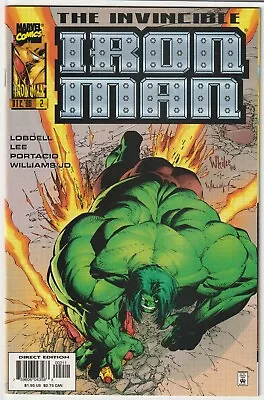 Buy Iron Man #2 - Marvel 1996 - Volume 2 - Jim Lee [Ft. The Hulk] • 5.89£
