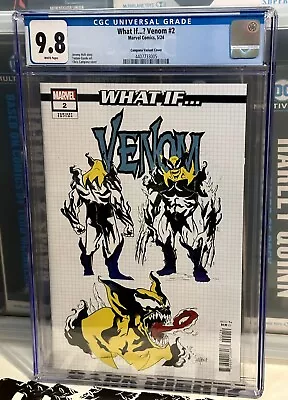 Buy WHAT IF...? Venom #2 CGC 9.8 Campana Design 1:10 Variant Cover Wolverine X-Men • 52.96£