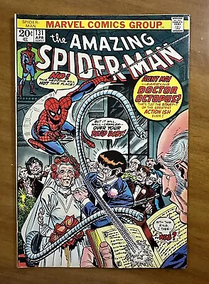 Buy AMAZING SPIDER-MAN #131 Marvel Comics Bronze Age Aunt May Wedding MVS Stamp VF+ • 23.94£