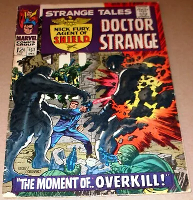 Buy Strange Tales 151 1st Jim Steranko Marvel 1966 Nick Fury Agent SHIELD Dr Strange • 19.98£