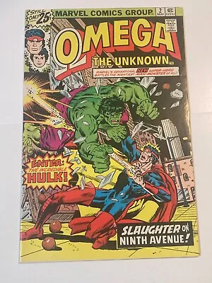 Buy Omega The Unknown #2 Marvel Comics 1976 VF- Hulk • 3.15£
