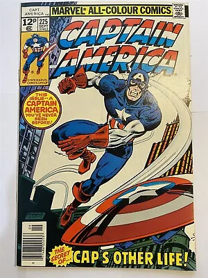 Buy CAPTAIN AMERICA #225 Marvel Comics 1978 UK Price VF/NM • 3.95£