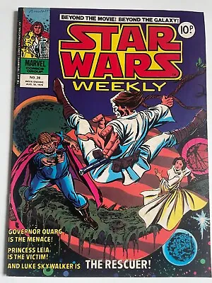 Buy Star Wars Weekly #28 Vintage Marvel Comics UK • 2.45£