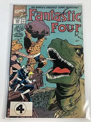 Buy Fantastic Four #346 Time Variant Marvel Comics W/Protective Bag & Backing Board • 7.17£