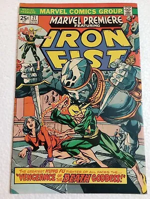 Buy 1974 Marvel Premiere #21  Ft Iron Fist/ First Appearance Of Misty Knight! VF • 15.81£