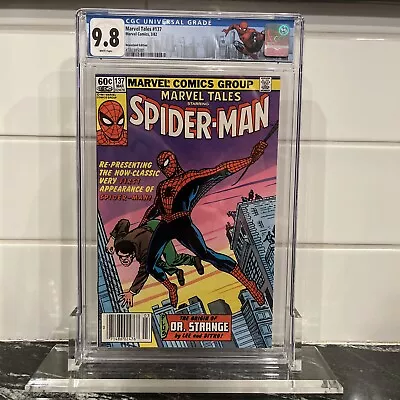 Buy Marvel Tales #137 CGC 9.8 “Newsstand Edition” 1st Reprint Amazing Fantasy #15🔥 • 519.69£