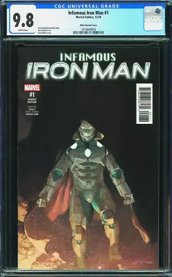 Buy INFAMOUS IRON MAN #1 ~ 1:25 Ribic Variant - 1st Tony Stark As AI ~ CGC 9.8 WP • 250£